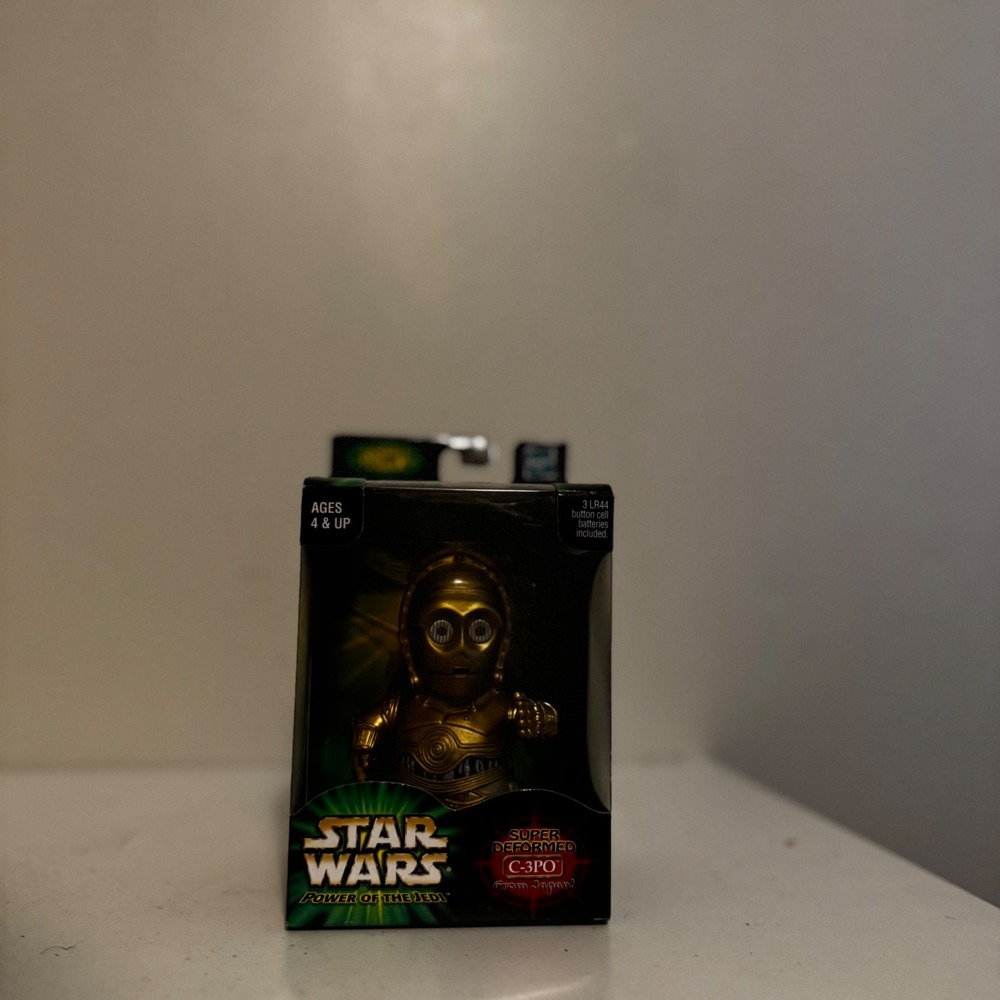 2001 Hasbro Star Wars Power of the Jedi Super Deformed Chewbacca Japan NIB